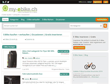 Tablet Screenshot of my-ebike.ch